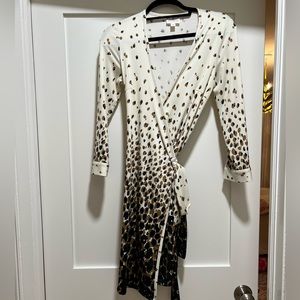 Julie brown wrap dress